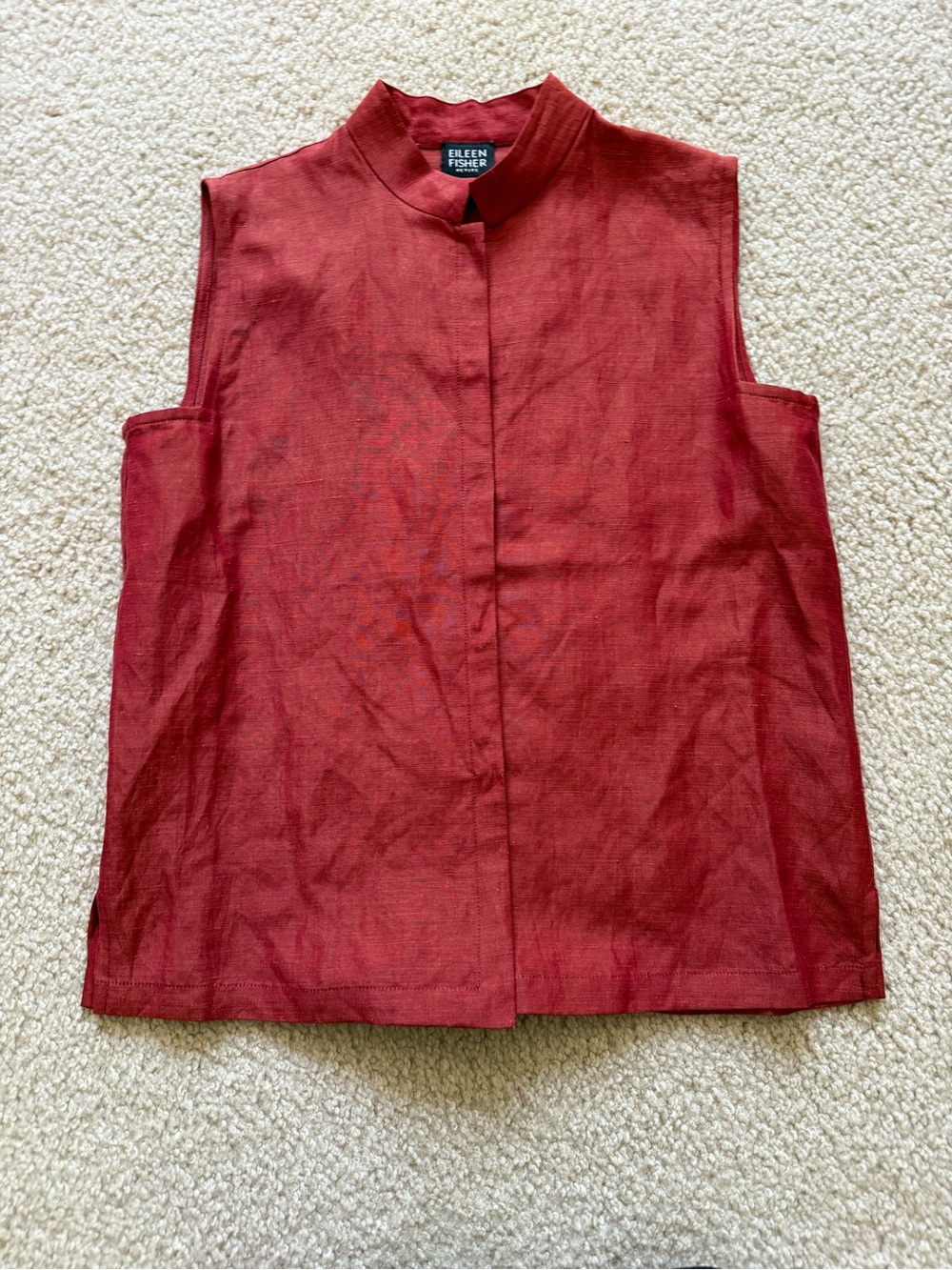 NWT silk blend Eileen fisher mandarin top